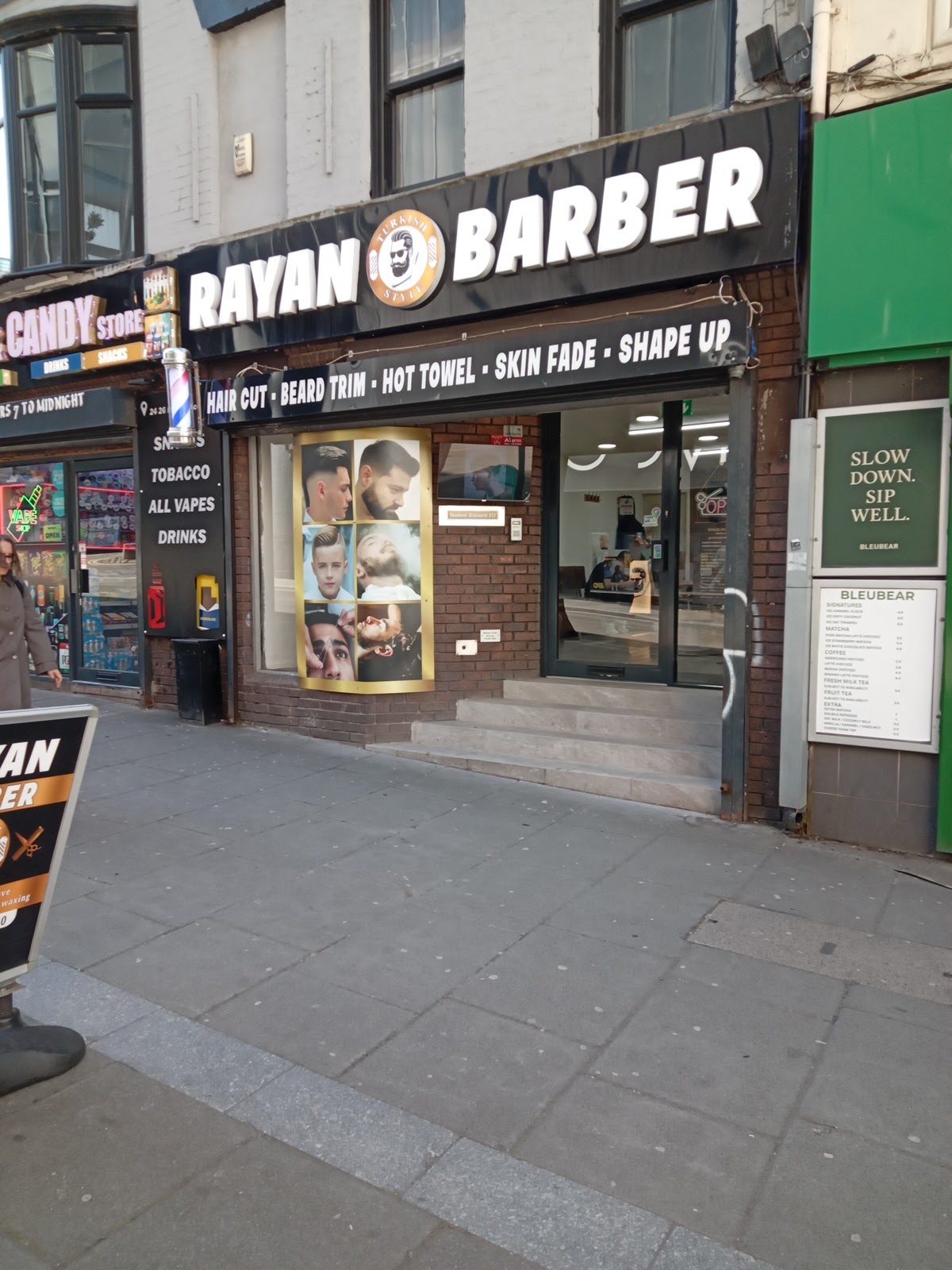 Rayan Barber seen from across Mount Pleasant